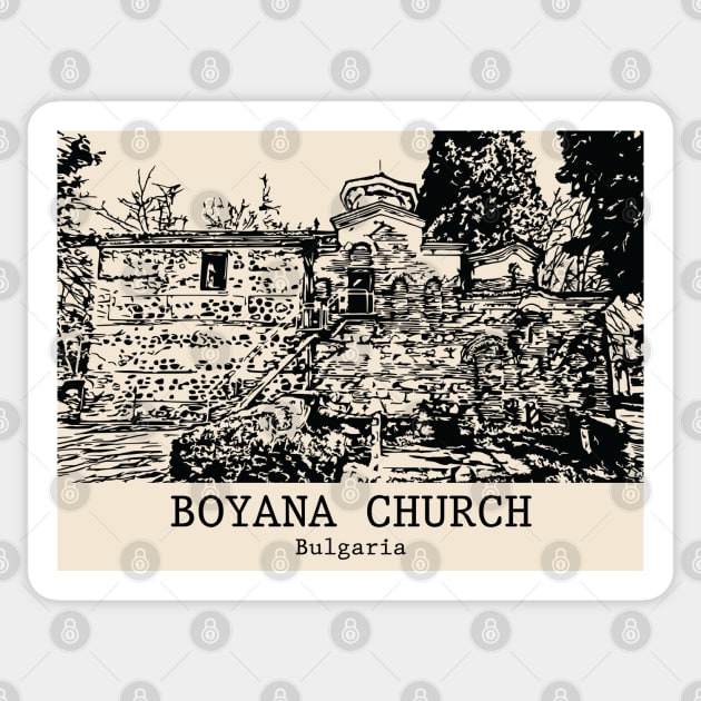 Boyana Church - Bulgaria Sticker by Lakeric